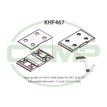 KHF467 ADJ TAPE GUIDE ADLER 467,767