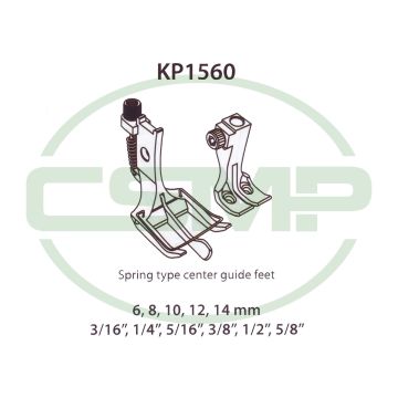 KP1560 12MM CENTER GUIDE FOOT SET JUKI LU1560N