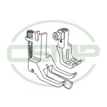 KP269 8MM TWIN NEEDLE CENTER GUIDE FOOT SET DURKOPP 269