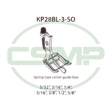 KP28BL3-SO 5/16"=8MM CENTER GUIDE OUTER FOOT SEIKO LSW28BL-3 KP28BL3-SO 5/16"=8MM CENTER GUIDE OUTER FOOT SEIKO LSW28BL-3