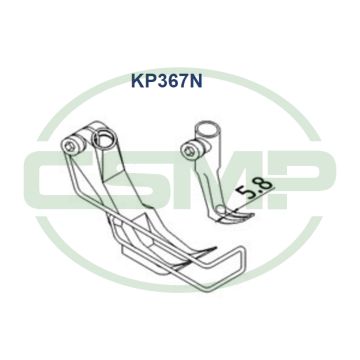 KP367N NARROW STANDARD FOOT SET 5.8 ADLER 467 INCLUDES INNER AND OUTER FOOT OUTER FOOT 12MM WIDE KP367N NARROW STANDARD FOOT SET 5.8 ADLER 467 INCLUDES INNER AND OUTER FOOT OUTER FOOT 12MM WIDE
