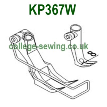 KP367W STANDARD FOOT SET 8MM ADLER 467 INCLUDES INNER AND OUTER FOOT KP367W STANDARD FOOT SET 8MM ADLER 467 INCLUDES INNER AND OUTER FOOT