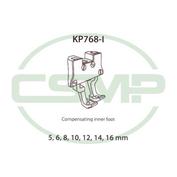 KP768-1 8MM INNER COMPENSATING FOOT 767,768 KP768-1 8MM INNER COMPENSATING FOOT 767,768