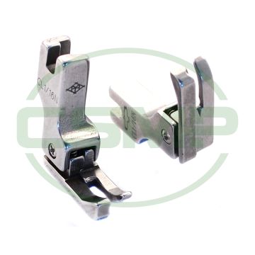 221N 1/16"=1.6mm LEFT NARROW COMPENSATING FOOT 221N 1/16"=1.6mm LEFT NARROW COMPENSATING FOOT