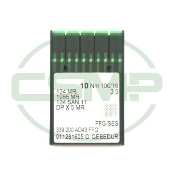 MR3.5 134 FFG/SES GEBEDUR SIZE 100 PACK OF 10 NEEDLES GROZ BECKERT