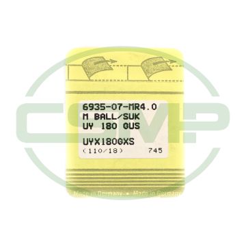 MR4 UY180GUS SIZE 110 PACK OF 10 NEEDLES GROZ BECKERT DISCONTINUED