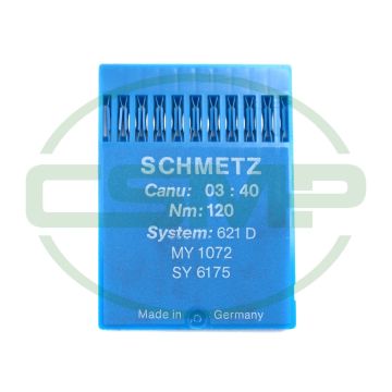 MY1072 SIZE 120 PACK OF 10 NEEDLES SCHMETZ DISCONTINUED