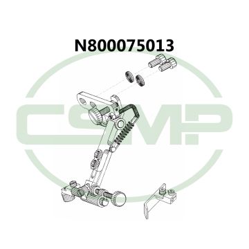N800075013 DROP GUIDE DURKOPP ADLER 69-373 GENUINE