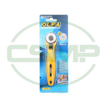 RTY-1/C OLFA 28MM ROUND HAND CUTTER RTY-1/C OLFA 28MM ROUND HAND CUTTER