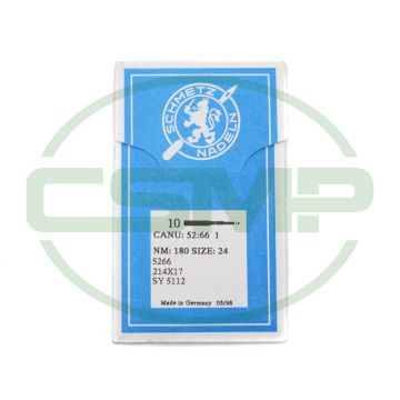 SY5266 SIZE 180 PACK OF 10 NEEDLES SCHMETZ DISCONTINUED
