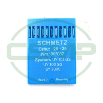 UY106GS SIZE 80 PACK OF 10 NEEDLES SCHMETZ DISCONTINUED