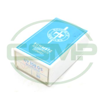 UY108GKSBLUK SIZE 80 PACK OF 10 NEEDLES SCHMETZ DISCONTINUED