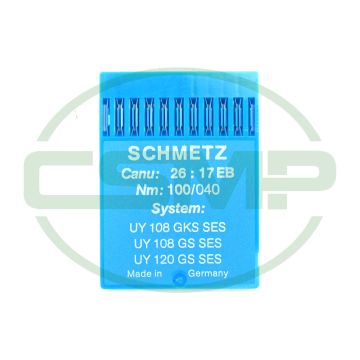 UY108 GS SES SIZE 100 PACK OF 10 NEEDLES SCHMETZ DISCONTINUED