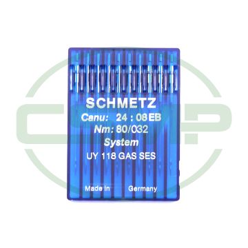UY118GAS SES SIZE 80 PACK OF 10 NEEDLES SCHMETZ