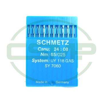 UY118GAS SIZE 65 PACK OF 10 NEEDLES SCHMETZ