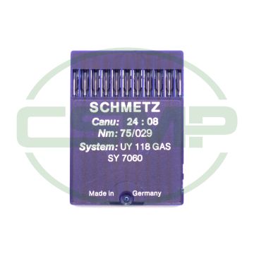 UY118GAS SIZE 75 PACK OF 10 NEEDLES SCHMETZ