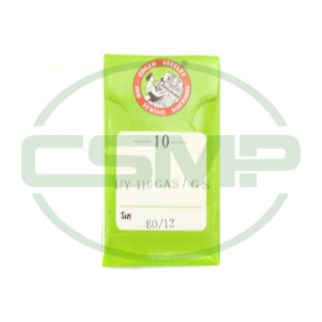 UY118GAS SIZE 80 PACK OF 10 NEEDLES ORGAN