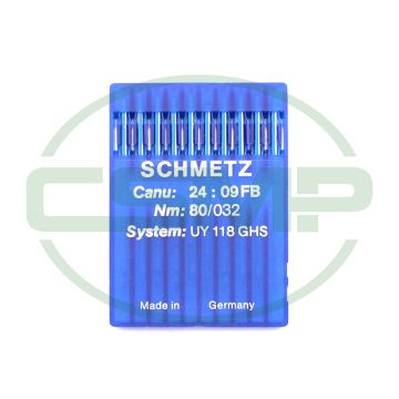 UY118GHS SIZE 80 PACK OF 10 NEEDLES SCHMETZ