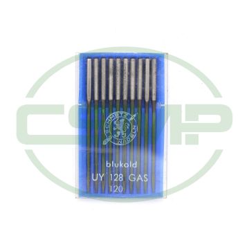 UY128GAS BLUKOLD SIZE 120 PACK OF 10 NEEDLES SCHMETZ DISCONTINUED