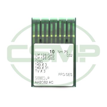 UY128GASFFG GEBEDUR SIZE 75 GB PACK OF 10 NEEDLES UY128GASFFG GEBEDUR SIZE 75 GB PACK OF 10 NEEDLES