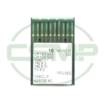 UY128GASFFG GEBEDUR SIZE 80 GB PACK OF 10 NEEDLES UY128GASFFG GEBEDUR SIZE 80 GB PACK OF 10 NEEDLES