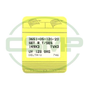 UY128GASSES SIZE 120 PACK OF 10 NEEDLES SINGER DISCONTINUED