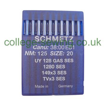 UY128GAS SES SIZE 125 PACK OF 10 NEEDLES SCHMETZ