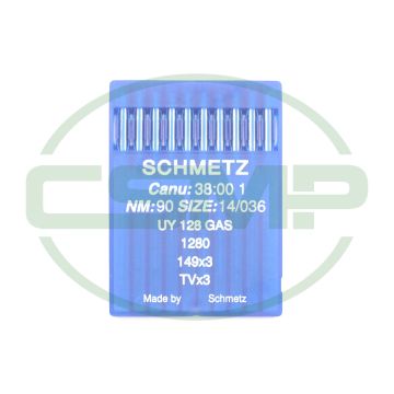 UY128GAS SIZE 90 PACK OF 10 NEEDLES SCHMETZ