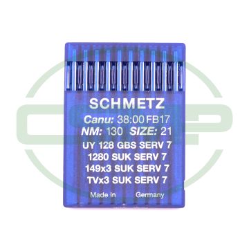 UY128GBS SERV7 SIZE 130 PACK OF 10 NEEDLES SCHMETZ