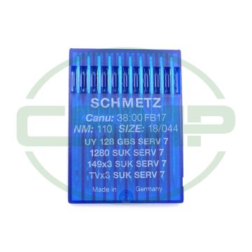 UY128GBS SERV7 SIZE 110 PACK OF 10 NEEDLES SCHMETZ