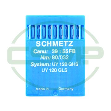 UY128GHS SIZE 80 PACK OF 10 NEEDLES SCHMETZ