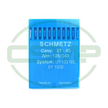UY133GS SIZE 125 PACK OF 10 NEEDLES SCHMETZ