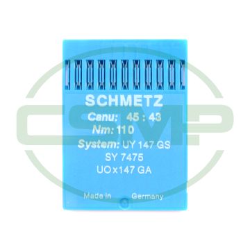 UY147GS SIZE 110 PACK OF 10 NEEDLES SCHMETZ UY147GS SIZE 110 PACK OF 10 NEEDLES SCHMETZ