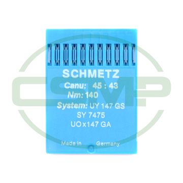 UY147GS SIZE 140 PACK OF 10 NEEDLES SCHMETZ DISCONTINUED UY147GS SIZE 140 PACK OF 10 NEEDLES SCHMETZ DISCONTINUED
