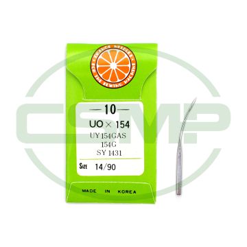 UY154GAS SIZE 90 PACK OF 10 NEEDLES ORANGE DISCONTINUED
