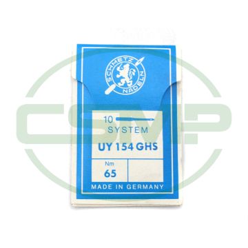 UY154GHS SIZE 65 PACK OF 10 NEEDLES SCHMETZ