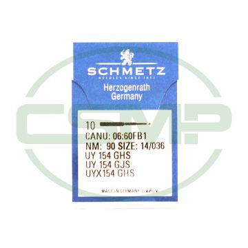 UY154GHS SIZE 90 PACK OF 10 NEEDLES SCHMETZ