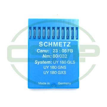 UY180 GLS SIZE 80 PACK OF 10 NEEDLES SCHMETZ