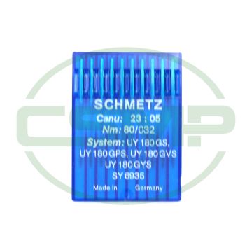UY180GS SIZE 80 PACK OF 10 NEEDLES DISCONTINUED