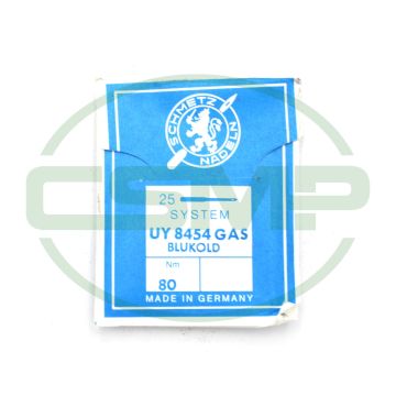UY8454 GAS BLUKOLD SIZE 80 PACK OF 10 NEEDLES SCHMETZ DISCONTINUED