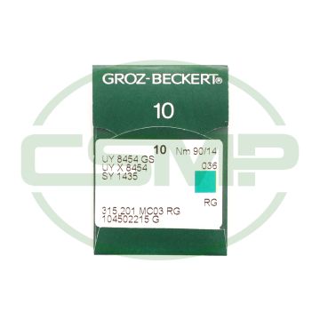 UY8454GAS SIZE 90 PACK OF 10 NEEDLES GROZ BECKERT