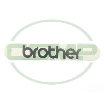 112547-0-01 NAME PLATE BROTHER FLAT DISCONTINUED