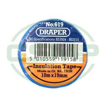 11915 INSULATION TAPE BLUE 19MMX10M CLEARANCE