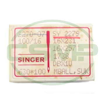 128X6TRI SIZE 100 PACK OF 10 NEEDLES SINGER DISCONTINUED