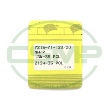 134-35PCL SIZE 120 PACK OF 10 NEEDLES SINGER DISCONTINUED 134-35PCL SIZE 120 PACK OF 10 NEEDLES SINGER DISCONTINUED