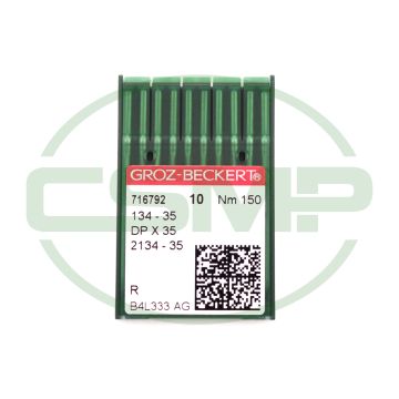 134-35R SIZE 150 PACK OF 10 NEEDLES GROZ BECKERT 134-35R SIZE 150 PACK OF 10 NEEDLES GROZ BECKERT