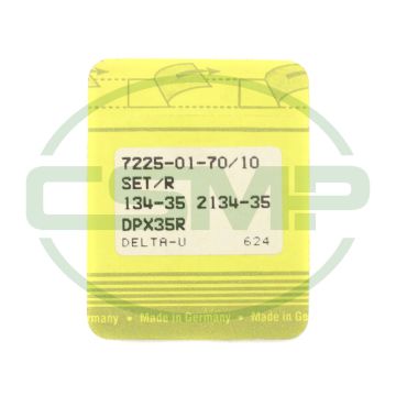 134-35RX70SI SINGER PACK OF 10 NEEDLES 7225-01 DISCONTINUED