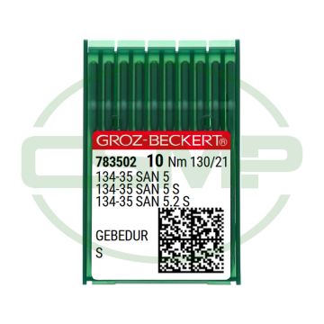 134-35 SAN 5 S GEBEDUR SIZE 130 PACK OF 10 NEEDLES 134-35 SAN 5 S GEBEDUR SIZE 130 PACK OF 10 NEEDLES
