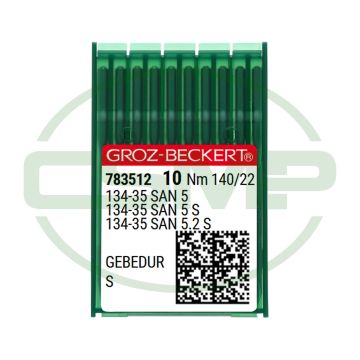134-35 SAN 5 S GEBEDUR SIZE 140 PACK OF 10 NEEDLES 134-35 SAN 5 S GEBEDUR SIZE 140 PACK OF 10 NEEDLES