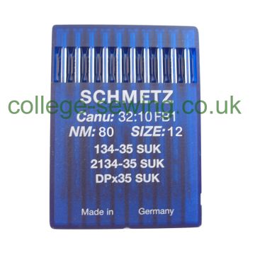 134-35 SUK SIZE 80 PACK OF 10 NEEDLES SCHMETZ